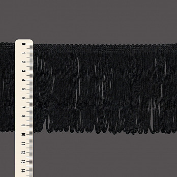FRANJA 10cm PRETO 10m