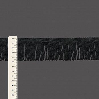 FRANJA 5cm PRETO 10m