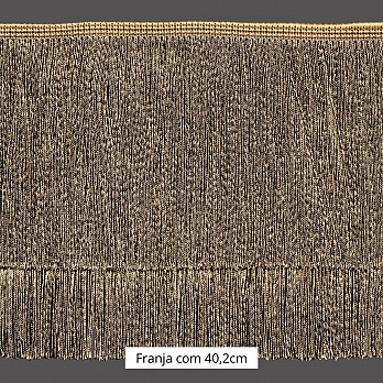 FRANJA CAMADAS LISA 40,2cm CAMURÇA MÉDIO 10m