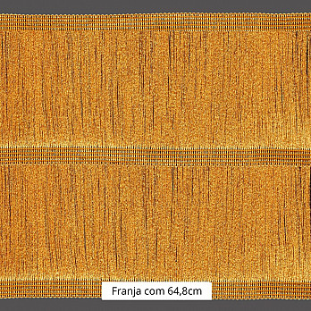 FRANJA ENTREMEIO FINA 64,8cm MOSTARDA CLARO 10m