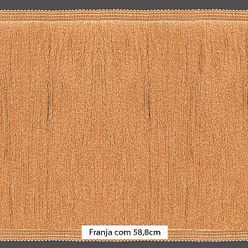 FRANJA ENTREMEIO MÉDIA 58,8cm CARAMELO CLARO 10m