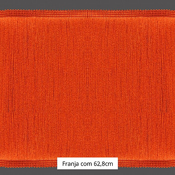 FRANJA ENTREMEIO MÉDIA 62,8cm TANGERINA 10m