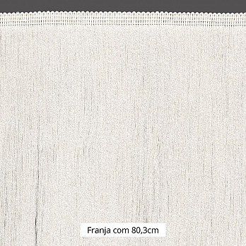 FRANJA ENTREMEIO MÉDIA 80,3cm PÉROLA 10m