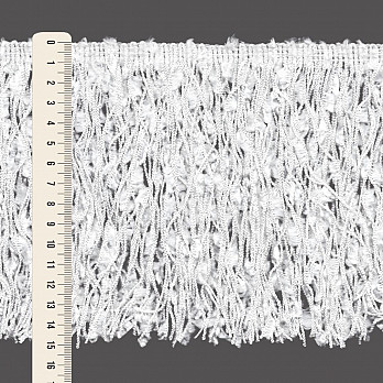 FRANJA ESCADINHA CORTADA 14,7cm BRANCO 10m