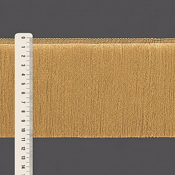 FRANJA ESPESSA LISA 10,8cm BEGE 10m