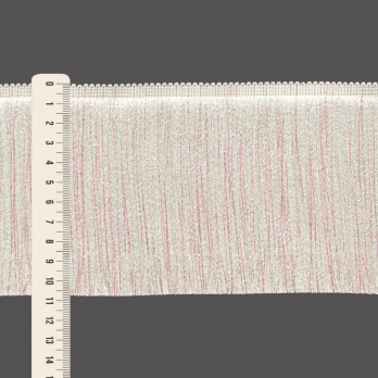 FRANJA ESPESSA LISA 10,8cm CHAMPAGNE/ERISSÉ ROSA 10m