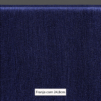 FRANJA ESPESSA LISA 24,8cm AZUL 10m