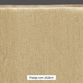FRANJA ESPESSA LISA 24,8cm BEGE 10m
