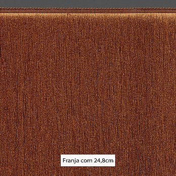 FRANJA ESPESSA LISA 24,8cm MARROM CLARO 10m