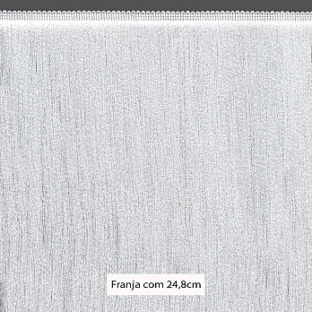 FRANJA ESPESSA LISA 24,8cm SEM BENEFICIAMENTO 10m