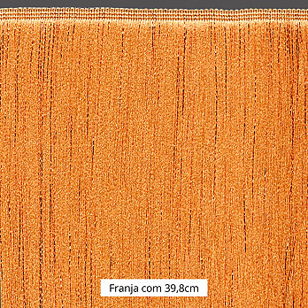 FRANJA ESPESSA LISA 39,8cm BEGE/COBRE 10m