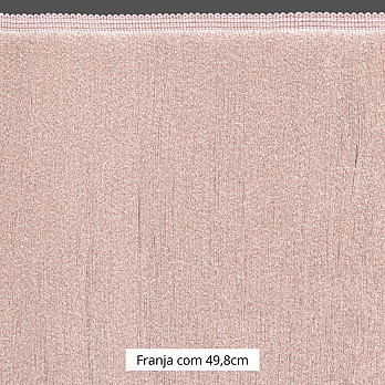 FRANJA ESPESSA LISA 49,8cm ROSA 10m