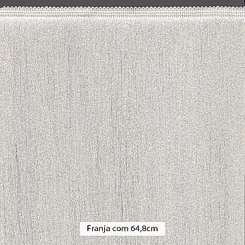 FRANJA ESPESSA LISA 64,8cm PÉROLA 10m