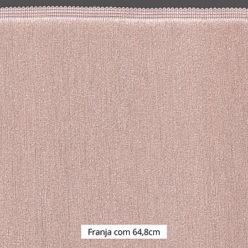 FRANJA ESPESSA LISA 64,8cm ROSA CLARO 10m