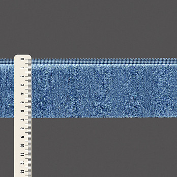 FRANJA ESPESSA LISA 6,8cm AZUL 10m