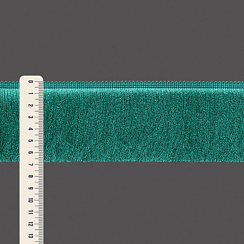 FRANJA ESPESSA LISA 6,8cm VERDE 10m