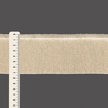 FRANJA ESPESSA LISA 7,3cm PALHA 10m