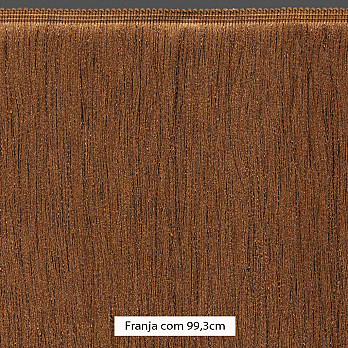 FRANJA ESPESSA LISA 99,3cm CAMURÇA/MARROM 10m