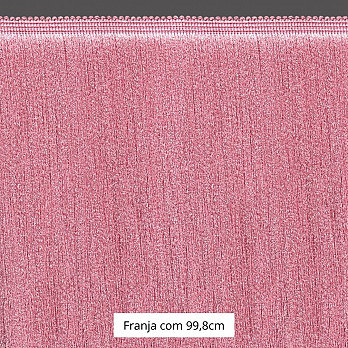 FRANJA ESPESSA LISA 99,8cm ROSA 10m