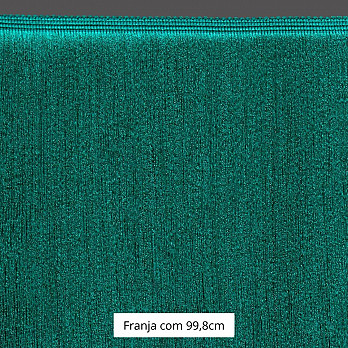 FRANJA ESPESSA LISA 99,8cm VERDE 10m