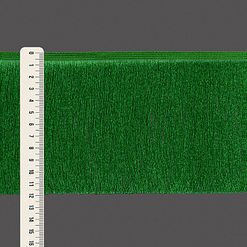 FRANJA FINA LISA 11,9cm VERDE 10m