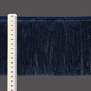 FRANJA FINA LISA 12,8cm AZUL ESCURO 10m