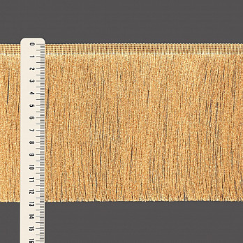 FRANJA FINA LISA 12,8cm BEGE 10m