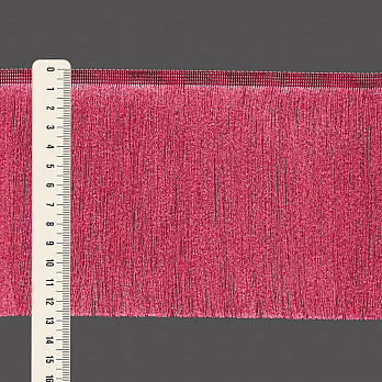FRANJA FINA LISA 12,8cm BORDO CLARO 10m