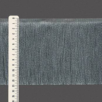 FRANJA FINA LISA 12,8cm CINZA 10m