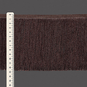 FRANJA FINA LISA 12,8cm ÉBANO 10m