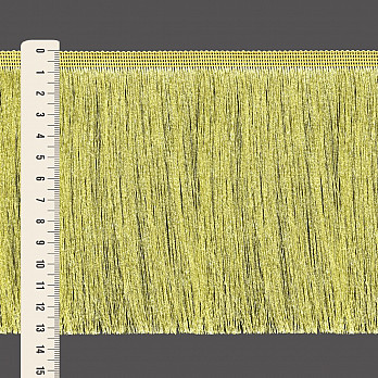 FRANJA FINA LISA 13,8cm AMARELO CLARO 10m