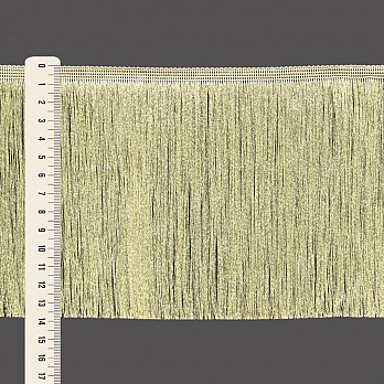 FRANJA FINA LISA 13,8cm AMARELO CLARO 10m