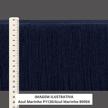 FRANJA FINA LISA 13,8cm AZUL ESCURO 10m