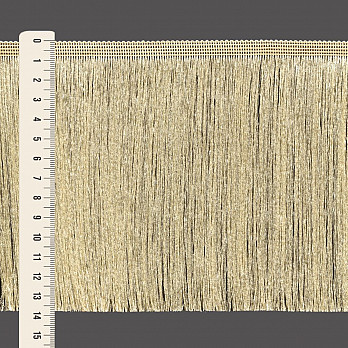 FRANJA FINA LISA 13,8cm BEGE 10m
