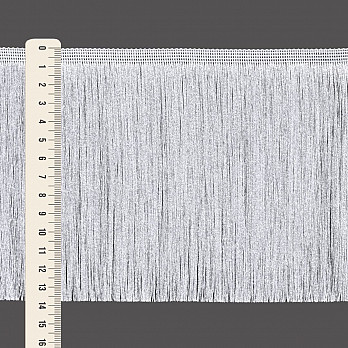 FRANJA FINA LISA 13,8cm BRANCO 10m