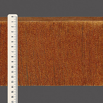 FRANJA FINA LISA 13,8cm MARROM CLARO 10m