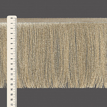 FRANJA FINA LISA 13,8cm PALHA 10m