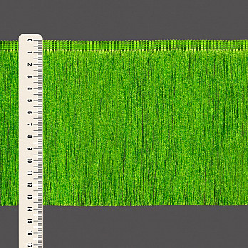 FRANJA FINA LISA 13,8cm VERDE LIMA 10m