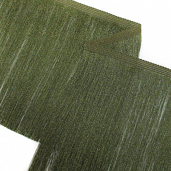 FRANJA FINA LISA 13,8cm VERDE MUSGO 10m