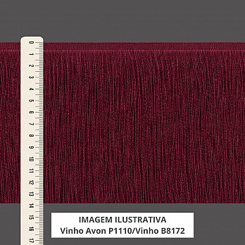 FRANJA FINA LISA 13,8cm VINHO 10m