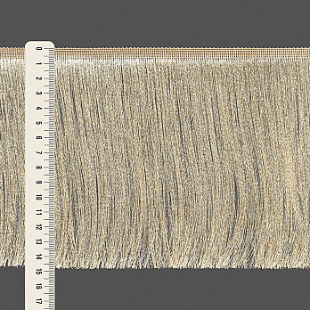 FRANJA FINA LISA 14,8cm BEGE 10m
