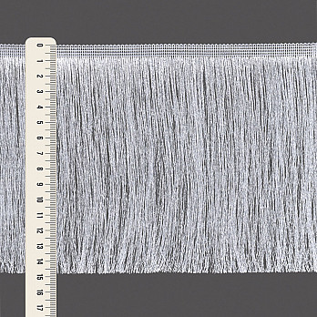 FRANJA FINA LISA 14,8cm BRANCO 10m