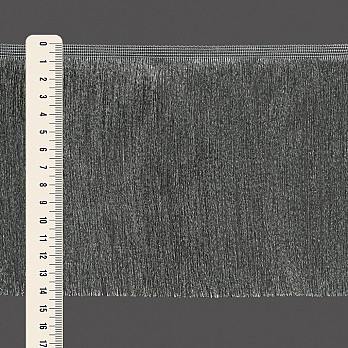 FRANJA FINA LISA 14,8cm CINZA 10m
