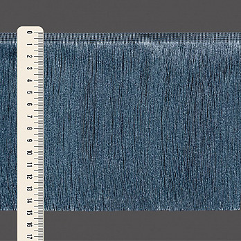 FRANJA FINA LISA 14,8cm CINZA AZULADO 10m