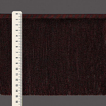 FRANJA FINA LISA 14,8cm MARROM 10m