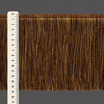 FRANJA FINA LISA 14,8cm MARROM/CAMURÇA/BEGE 10m
