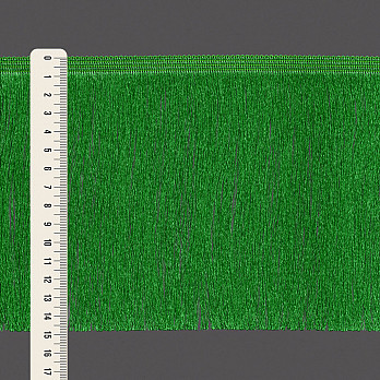 FRANJA FINA LISA 14,8cm VERDE 10m