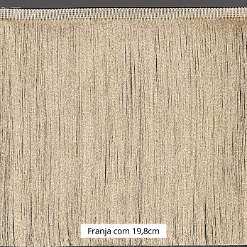 FRANJA FINA LISA 19,8cm BEGE CLARO10m