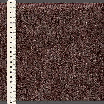 FRANJA FINA LISA 19,8cm CAFÉ 10m