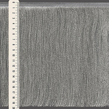 FRANJA FINA LISA 19,8cm CINZA 10m